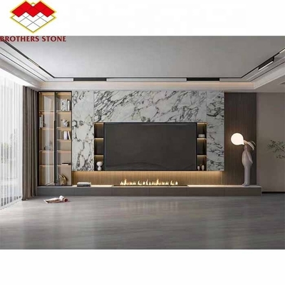 Panel de pared decorativo en mármol de viola afilado Un punto focal impresionante para interiores