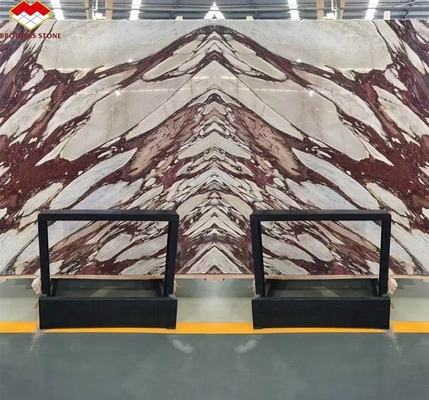 Panel de pared decorativo en mármol de viola afilado Un punto focal impresionante para interiores