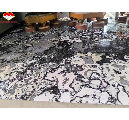 Modernas losas de granito azul pulidas para decoración de hoteles y hogares en Brothers Stone