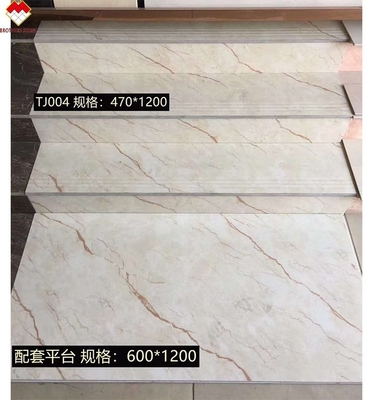 Pisos de cerámica de vidrio pulido Precios baratos Pisos de porcelana de escalera de cuerpo completo 1200*470mm en China