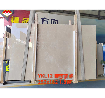 Marmol de calcita pulido Bianco Botticino para el diseño de paneles de pared de alta gama Shanna Beige