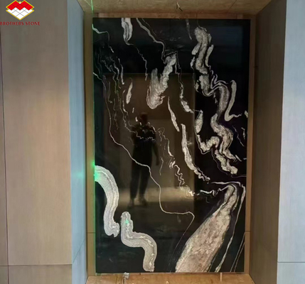Hotel Polido Impresión de tinta negra de mármol bañera de piedra natural para el baño en casa