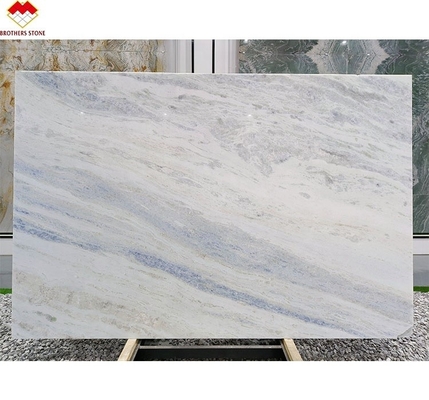 Moderno tipo de mármol de ónix azul transparente sombra de cuarcita losa para el salón