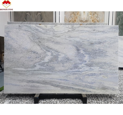 Moderno tipo de mármol de ónix azul transparente sombra de cuarcita losa para el salón