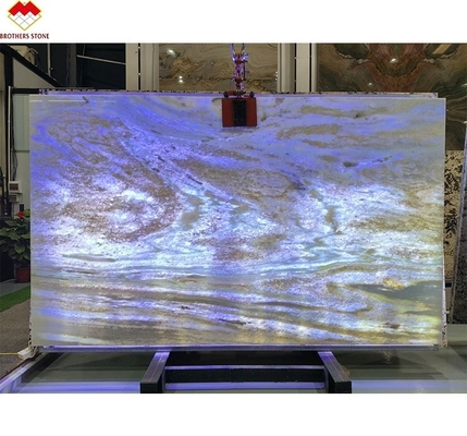 Mejore su cocina y baño con piedra de cuarzo azul claro pulida de Brasil