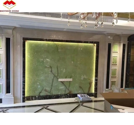Placas de mármol de ónix de jade verde natural para diseño gráfico moderno y fondo de mesa