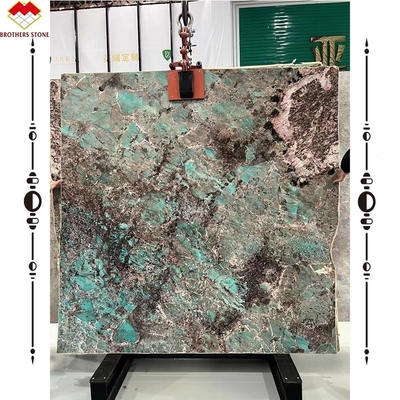 Gran tabla multicolor verde guatemalteco verde de mármol mesa de cena mesa de café para villa