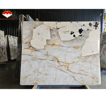 Gran losa de mármol Pandora brasileño pulido para el estilo moderno Panel de pared de Patagonia