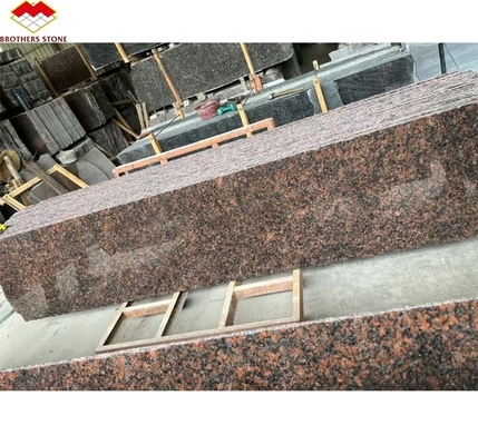 Parque moderno británico de piedra de granito marrón superficie pulida para el diseño de escritorio de cocina