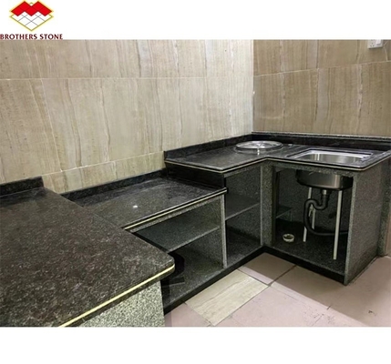 Parque moderno británico de piedra de granito marrón superficie pulida para el diseño de escritorio de cocina