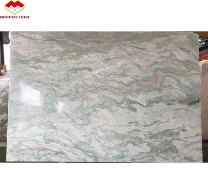 Estilo de diseño moderno Gran losa de jade verde ónix piedra de mármol para la pared y la mesa del baño