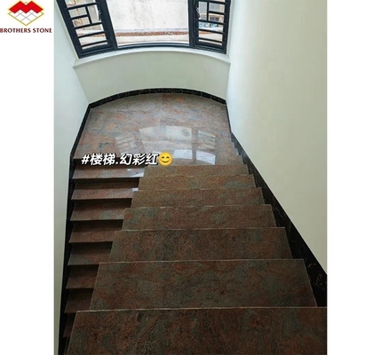 Granito rojo pulido de alta calidad piedra de granito azul del Himalaya la losa grande para la decoración de escaleras interiores y productos de cocina