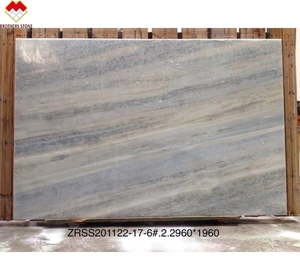 Gran tabla retroiluminada de calcita Azulata Brasil Diamante azul cristal de mármol de hoja de pared tablas