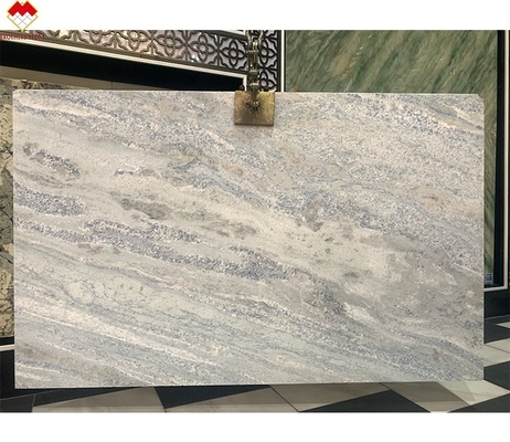 Gran tabla retroiluminada de calcita Azulata Brasil Diamante azul cristal de mármol de hoja de pared tablas