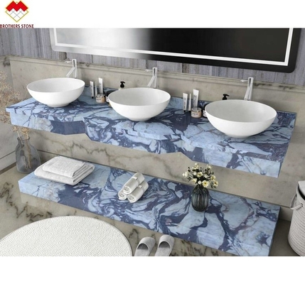 Decoración de hoteles Afyon Violeta Arabescato Venato Losas de mármol con Calacatta / Calcuta