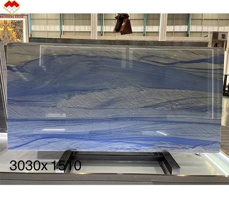 Luxo azul Macaubas natural de mármol azul laja de escritorio azules de cuarzo