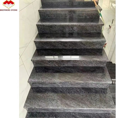 Las baldosas de granito azul Vizag pulidas en estilo moderno para la encimera y el suelo de la cocina