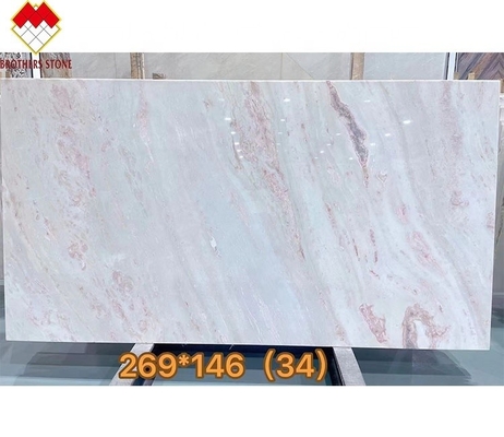 Fantasía moderna Rosa Rosa Quartzita Villa de mármol tipo Dolomita pulida Gran losa