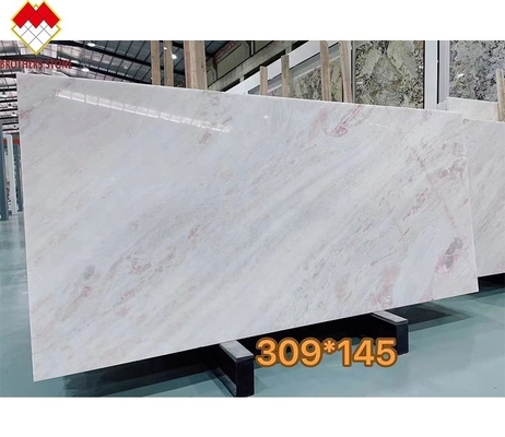 Fantasía moderna Rosa Rosa Quartzita Villa de mármol tipo Dolomita pulida Gran losa