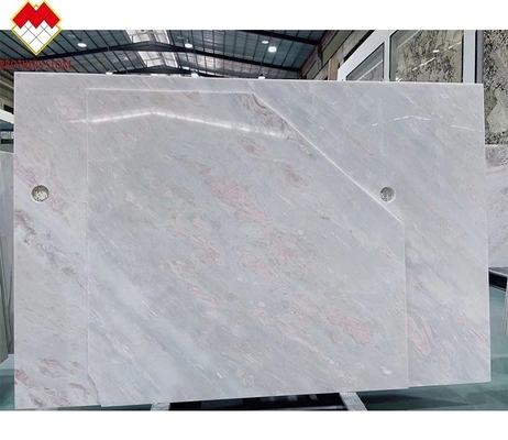 Fantasía moderna Rosa Rosa Quartzita Villa de mármol tipo Dolomita pulida Gran losa