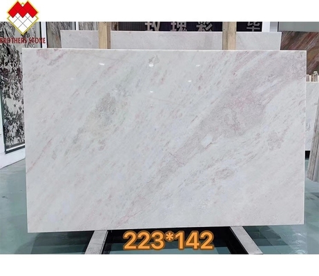 Fantasía moderna Rosa Rosa Quartzita Villa de mármol tipo Dolomita pulida Gran losa