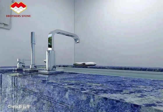 Marmol africano de lapis transparente, de la especie de la sodalita, el azul, el ónix y el mármol de Yunfu