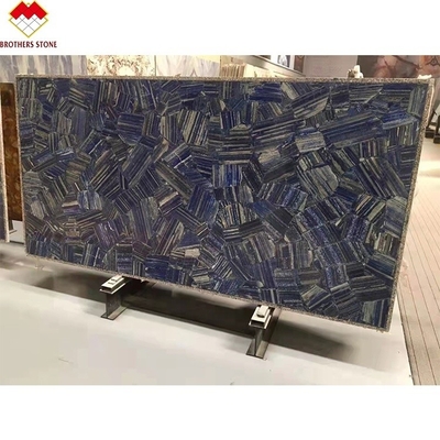 Moderno azulejos azules de Bahía mármol color azul lemuriano azul de granito losas para la decoración de interiores