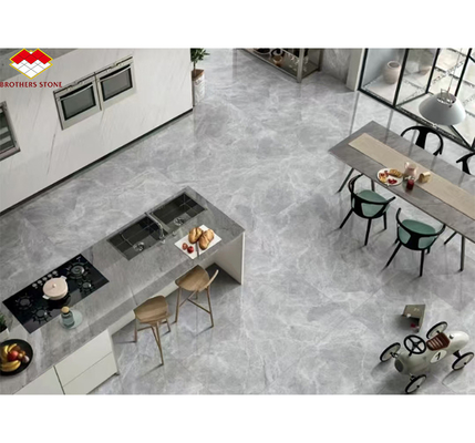 ODM OEM Polished Moonlight Gray Marble Stone Flooring Stairs para Hotel en Yunfu