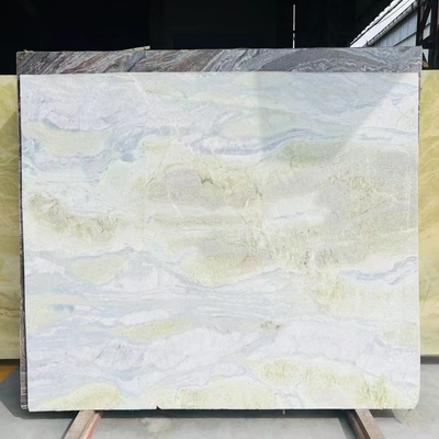 Modern Blue Onyx Marble con venas verdes para el mostrador de la mesa de la vanidad Diseño de piso de la pared Solución de diseño gráfico Incluido