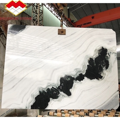 CNF Trade Panda Blanco Sichuan de mármol pulido Librería de tabla grande para el piso de la ducha