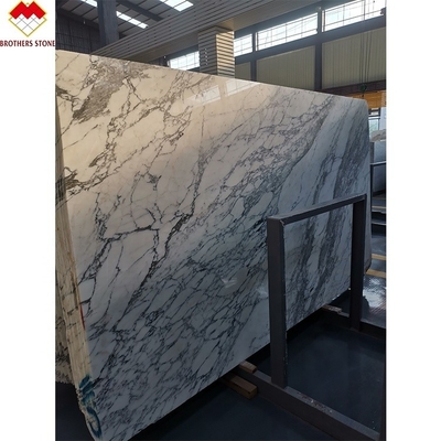 Estatuario Venato Marmol Italia Marmol blanco Arabescato Piedra de mármol para el tope de la vanidad