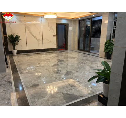 Yinsha Piedra de mármol gris italiana Gran pizarra para pisos de hoteles y escaleras interiores