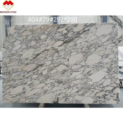 Estatuario Venato Marmol Italia Marmol blanco Arabescato Piedra de mármol para el tope de la vanidad