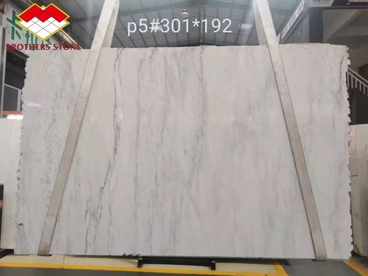 Tamaño personalizado Interior de diseño europeo escaleras talladas en mármol blanco