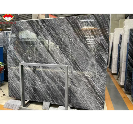 Diseño de interiores de hoteles Calcita de mármol pisos y escaleras con luz en Florencia Gris