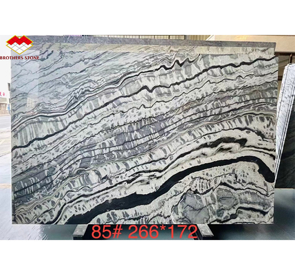 Transforme su mesa de comedor con la popular losa de mármol de piedra panda de Brasil