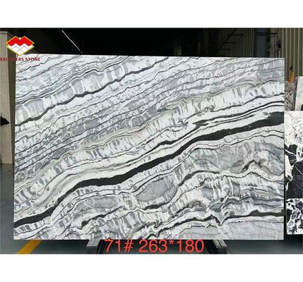 Transforme su mesa de comedor con la popular losa de mármol de piedra panda de Brasil