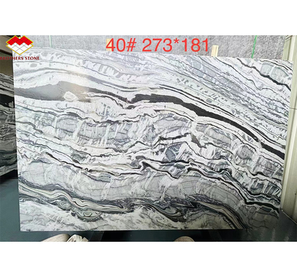 Transforme su mesa de comedor con la popular losa de mármol de piedra panda de Brasil