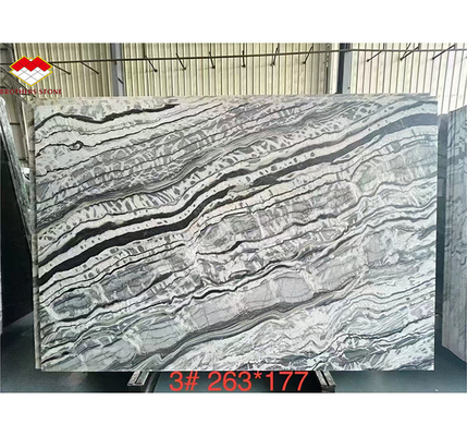 Transforme su mesa de comedor con la popular losa de mármol de piedra panda de Brasil