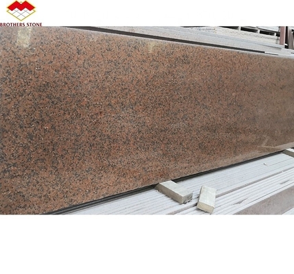 Piedra de granito china cortada a medida en estilo de lujo moderno para encimera de cocina pulida