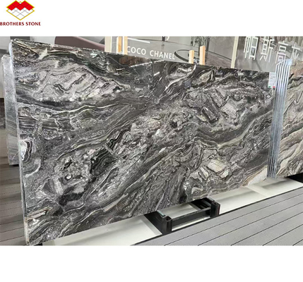 Piedra de calcita de color marrón de Venecia Ideal para comedor redondo y muebles para el hogar