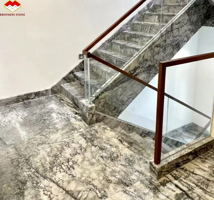 Diseño Gráfico Piedra natural de plata de abeto italiano azulejos de suelo de mármol para el salón