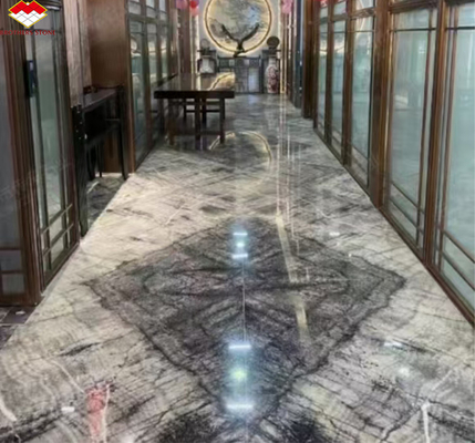 Diseño Gráfico Piedra natural de plata de abeto italiano azulejos de suelo de mármol para el salón