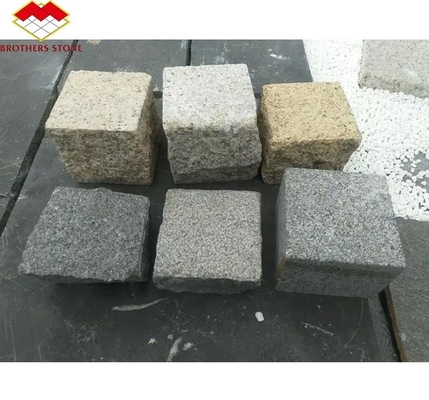 Mejorar los exteriores de su hogar con cortar a tamaño gris Granito Cubo de Piedra 10x10x10