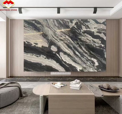 Granito negro cósmico moderno pulido para encimeras de cocina interiores y paneles de pared