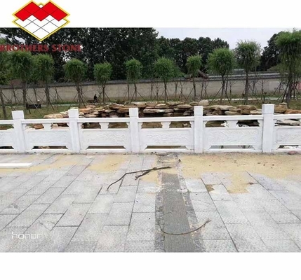 Superficie pulida Columna de manivela terminada para decoraciones del hogar en mármol blanco de Guangxi