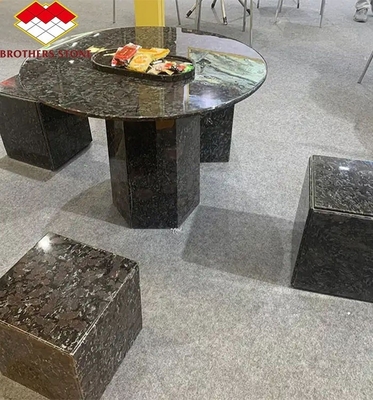 Base de mesa de granito chino de piedra natural para mesa redonda pulida moderna cortada a medida