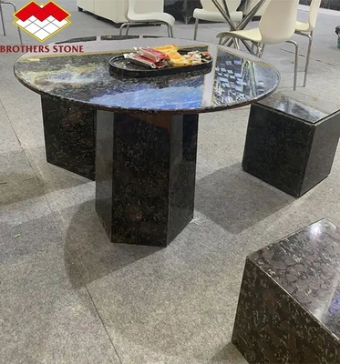 Base de mesa de granito chino de piedra natural para mesa redonda pulida moderna cortada a medida