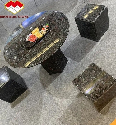 Base de mesa de granito chino de piedra natural para mesa redonda pulida moderna cortada a medida