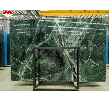 Marmol verde oscuro de calcita para diseño moderno Villa baño fregadero y mesa de comedor